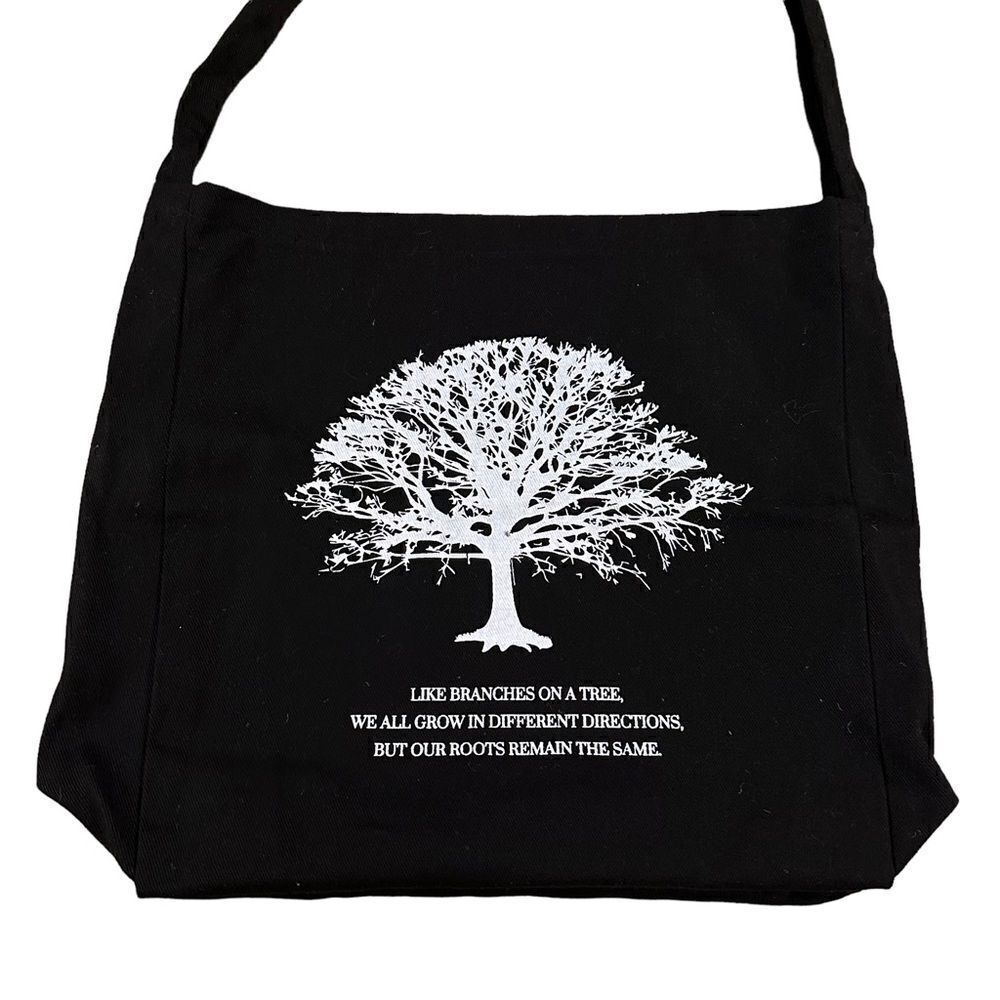 she rescue home ~It’s not okay projects ~ black canvas crossbody bag  ~ NWT